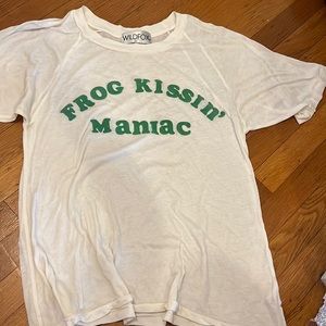 White Wildfox T shirt small